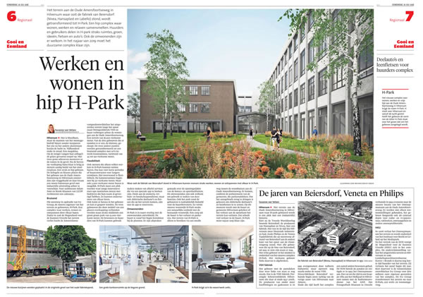 Wonen en werken in hip H-Park