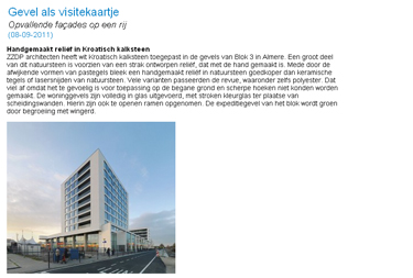 Gevel_als_visitekaartje, almere, blok 3, zzdp